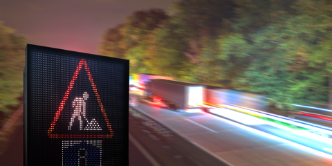 Improved traffic flow on B297 Göppingen with innovative LED signs