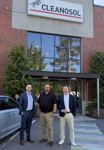 Steinar S. Holtskog (Saferoad), Mika Launonen (Cleanosol) and Grzegorz Baginski (Saferoad)