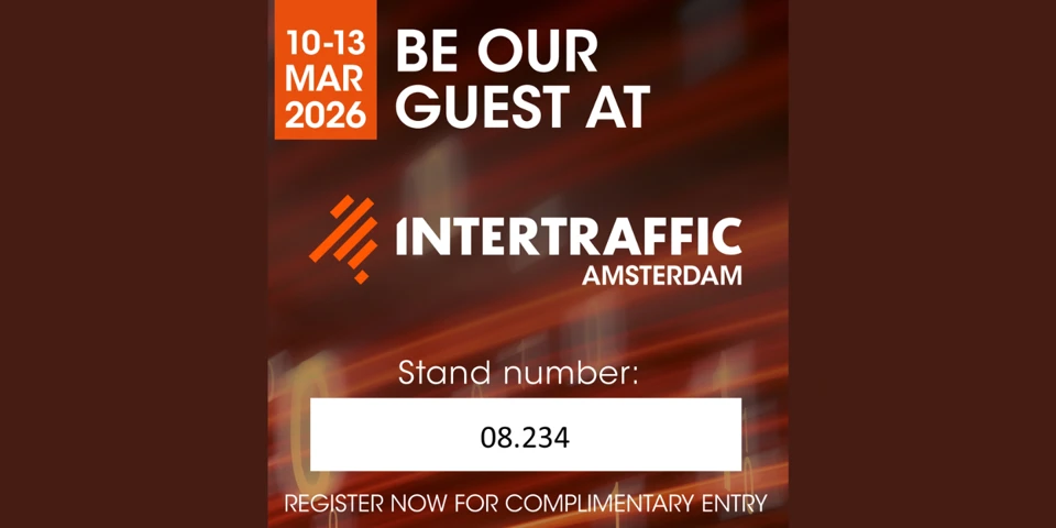 Saferoad ställer ut på Intertraffic Amsterdam 2026